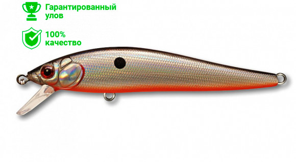 Воблер Kosadaka Зеленый китаец / The Legend XS 90F плав., 90мм, 11.0г., 0.3-1.2м, цв.GT