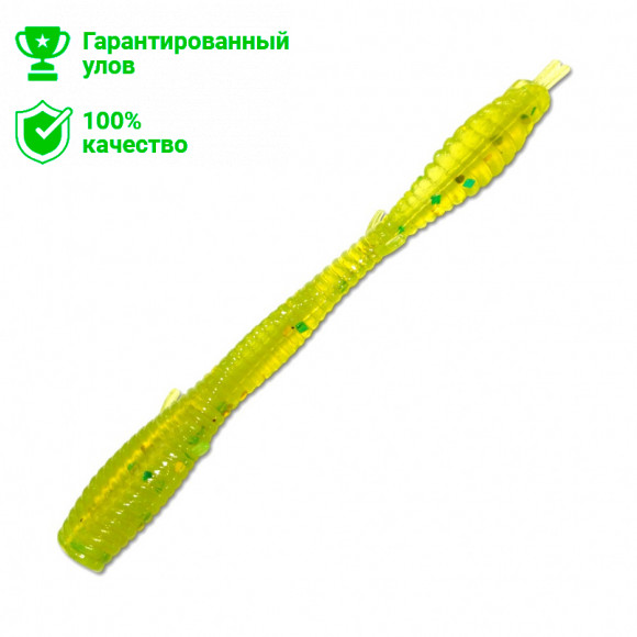 Мягкая приманка Kosadaka T-Liner Worm 55мм, цв. GR (15шт.)