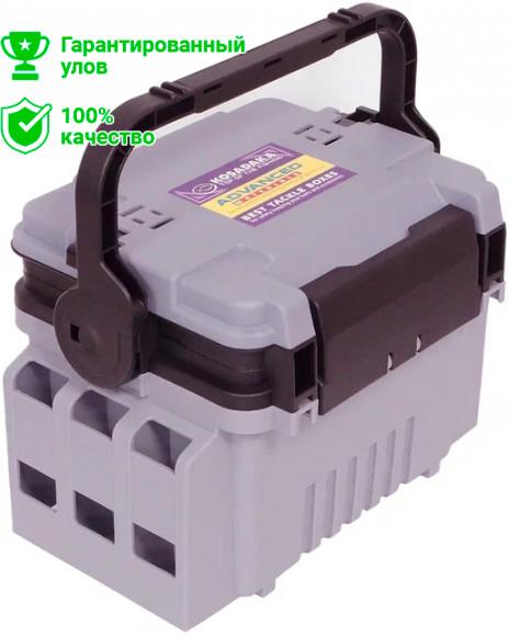 Ящик Kosadaka TB-S100-GRY для форелевой рыбалки, серый 