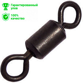 Вертлюг круг.ушко, мат.черный № 4 35kg (10шт.) Kosadaka