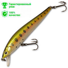 Воблер Kosadaka Зеленый китаец / The Legend XS 90F плав., 90мм, 11.0г., 0.3-1.2м, цв.NT