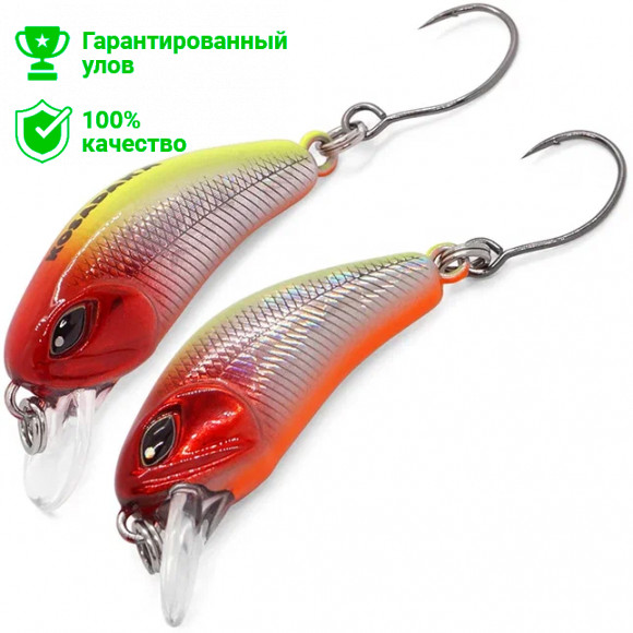 Воблер Kosadaka Dahlia 30F, плав., 30мм, 2.4г, 0.1-0.3м, цв.LME