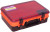 Чемодан Kosadaka TB-S46-R для приманок и снастей, двухъярусный, регулируемый, красный 