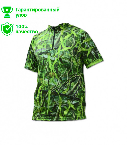 Футболка "Pike" Sunblock, размер XL, UV защита, кор.рукав (Kosadaka) TSSB-PKS-XL TSSB-PKS-XL