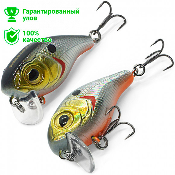 Воблер Kosadaka RAVEN SURF 38F плав., 38мм, 4.7г, 0.0-0.3м, цв.GT