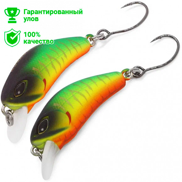 Воблер Kosadaka Dahlia 30F, плав., 30мм, 2.4г, 0.1-0.3м, цв.MHT