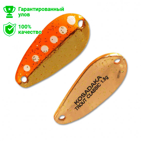 Блесна Kosadaka Trout Police TROUT CLASSIC 1.8g, 23mm, цвет S04