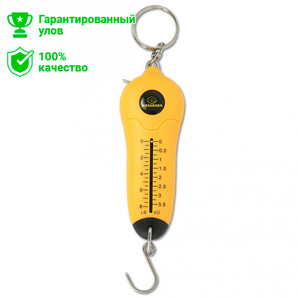 Весы механические пластиковые с рулеткой Kosadaka MSP3Y до 3.7 кг