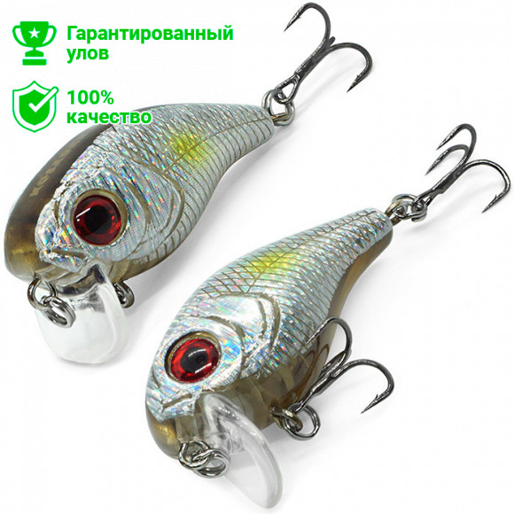 Воблер Kosadaka RAVEN SURF 38F плав., 38мм, 4.7г, 0.0-0.3м, цв.GTS
