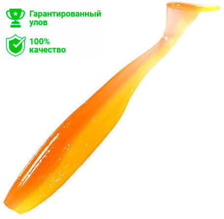 Виброхвост Kosadaka WAVE SHINER 75, 9шт., цвет AGS