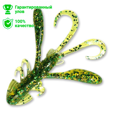 Мягкая приманка Kosadaka KONG 70, 70мм, цв. GR (4шт.)