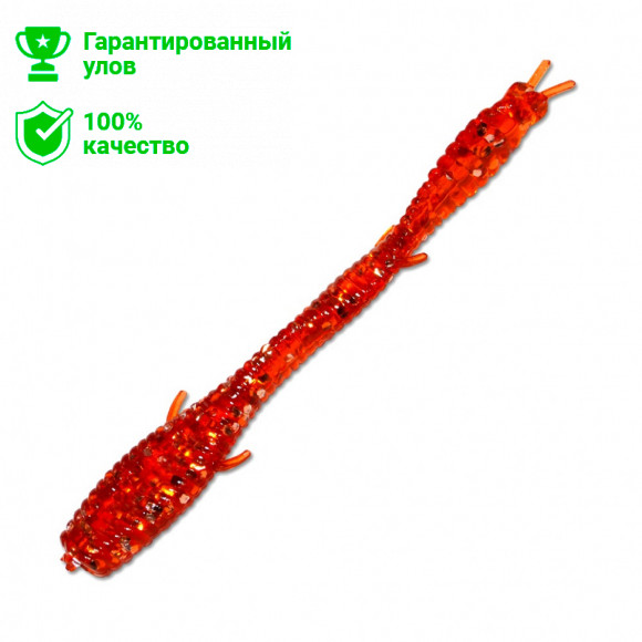 Мягкая приманка Kosadaka T-Liner Worm 55мм, цв. RS (15шт.)