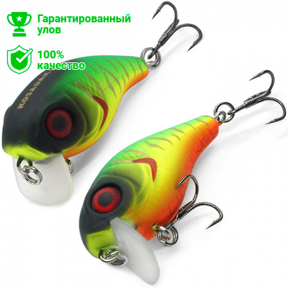 Воблер Kosadaka RAVEN SURF 38F плав., 38мм, 4.7г, 0.0-0.3м, цв.MHT