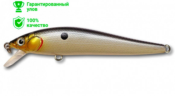 Воблер Kosadaka Зеленый китаец / The Legend XS 90F плав., 90мм, 11.0г., 0.3-1.2м, цв.PSSH