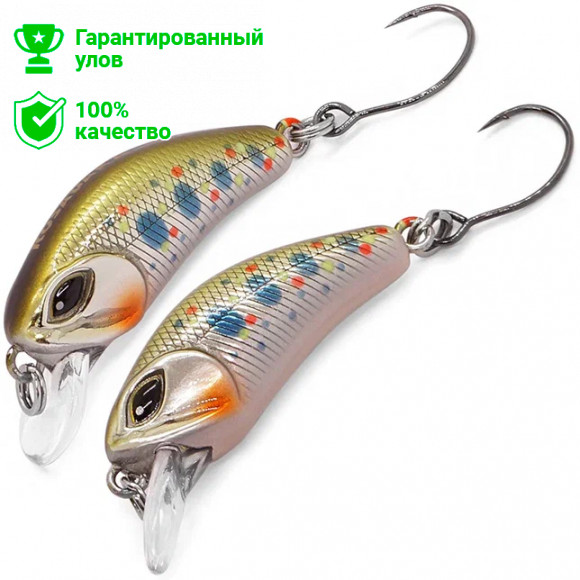 Воблер Kosadaka Dahlia 30F, плав., 30мм, 2.4г, 0.1-0.3м, цв.NTN