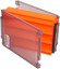 Коробка Kosadaka TB-S61B-OR для воблеров двухстор., продольн.секц., оранжевая 