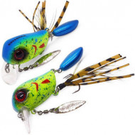 Воблер Kosadaka Micro Tappy 54F, плав., 54мм, 4.8г, 0.0-0.2м, цв.BKK