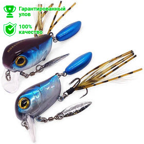 Воблер Kosadaka Micro Tappy 54F, плав., 54мм, 4.8г, 0.0-0.2м, цв.BLU