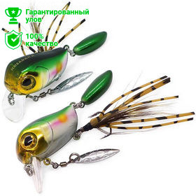 Воблер Kosadaka Micro Tappy 54F, плав., 54мм, 4.8г, 0.0-0.2м, цв.CGA