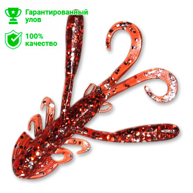 Мягкая приманка Kosadaka KONG 70, 70мм, цв. RS (4шт.)