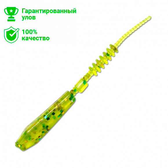 Мягкая приманка Kosadaka Trail Worm 50мм, цв. GR (15шт.)