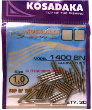 Трубка обжимная 1.0mm (20шт.) Kosadaka Трубка обжимная 1.0mm (20шт.) Kosadaka