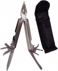 Мультитул "Kosadaka" 15.5/10см в чехле, нерж.сталь (пассатижи, нож, открывалки, отвёртки и др.)
