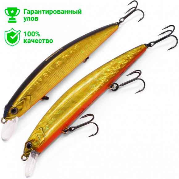 Воблер Kosadaka Varuna XS 160SP суспенд., 160мм, 38г, 0.5-1.1м, цв.HGBL