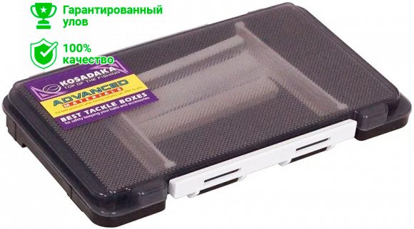 Коробка Kosadaka TB-S63B-BLK поперечн. доп. вставки, чёрная 