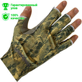 Перчатки эласт. без пальц. Sun Gloves, цвет Sand Snake, р-р L/XL (Kosadaka)