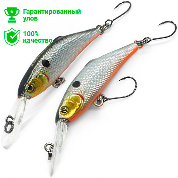 Воблер Kosadaka SHARKY Minnow XD 43S плав., 43мм, 2.15г, 0.4-1.2м, цв.GT