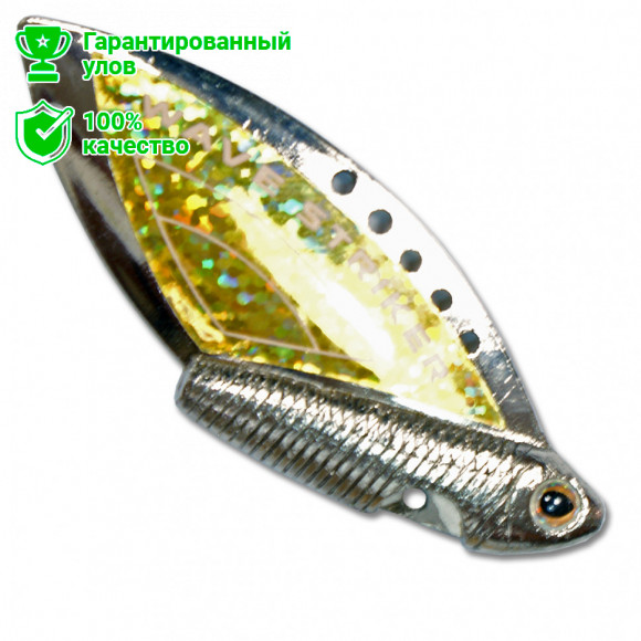Блесна Kosadaka Wave Striker 14g Silver/Gold