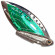 Блесна Kosadaka Wave Striker 14g Silver/Green