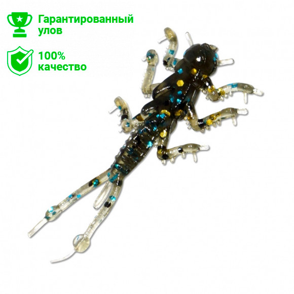 Мягкая приманка Kosadaka BugSY 35мм, цв. DS (20шт.)