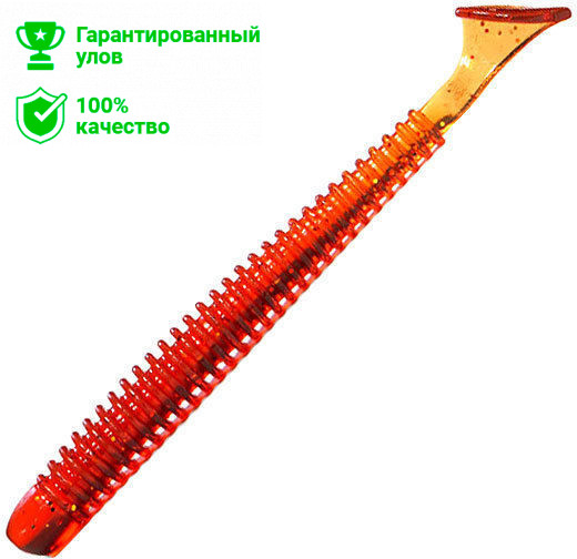 Виброхвост Kosadaka WAVE IMPACT 75, 10шт., цвет MOS