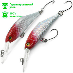 Воблер Kosadaka SHARKY Minnow XD 43S плав., 43мм, 2.15г, 0.4-1.2м, цв.RHH