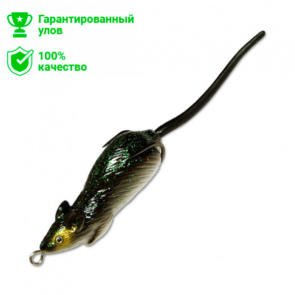 Приманка-незацепл. мягк. оснащ. плав. Мышь-глайдер LM1 60mm, 12g, цвет C81 (Kosadaka)