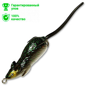 Приманка-незацепл. мягк. оснащ. плав. Мышь-глайдер LM1 60mm, 12g, цвет C81 (Kosadaka)