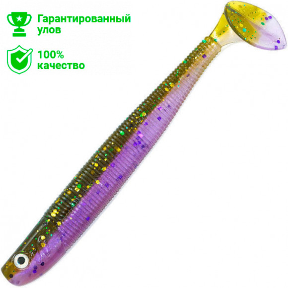 Виброхвост Kosadaka MANTICORA 100, цвет GLV, 5шт.