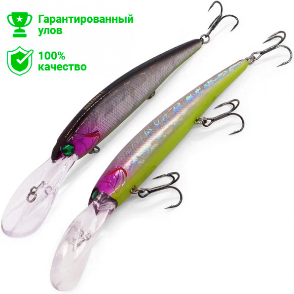 Воблер Kosadaka Bandit Deep XL 120F, плав., 120мм, 21г, 5-8м, цв.GTX