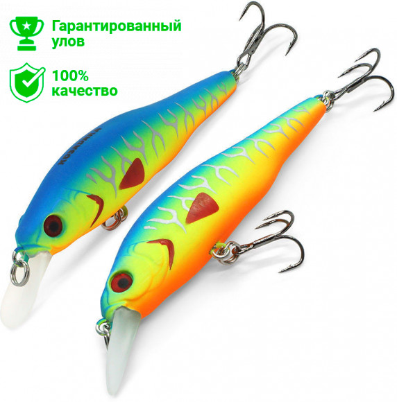 Воблер Kosadaka X-80 xs 65SP суспенд, 65мм, 5.5г, 0.8-1.2м, цв.REV