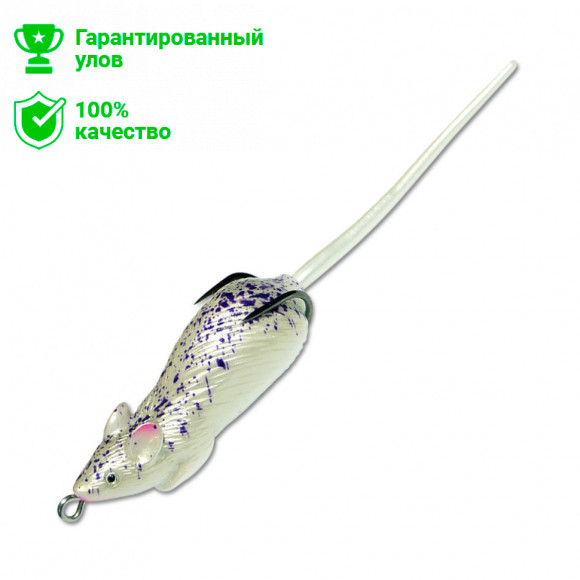 Приманка-незацепл. мягк. оснащ. плав. Мышь-глайдер LM1 60mm, 12g, цвет C83 (Kosadaka)