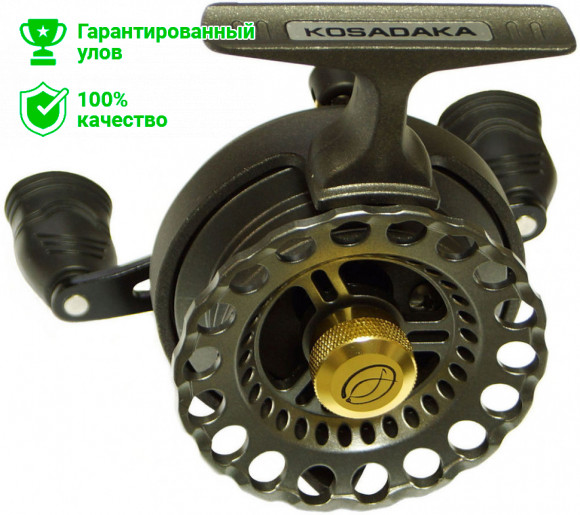 Катушка Kosadaka мультипл. зимняя Stalker 65mm, лев.