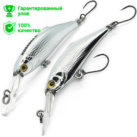 Воблер Kosadaka SHARKY Minnow XD 43S плав., 43мм, 2.15г, 0.4-1.2м, цв.SIL