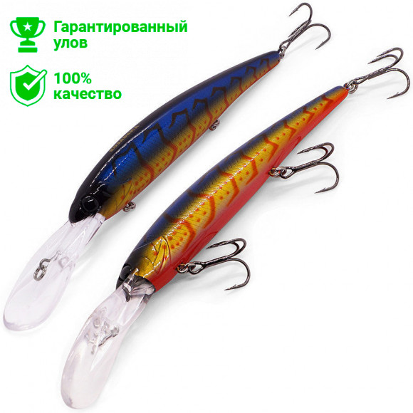 Воблер Kosadaka Bandit Deep XL 120F, плав., 120мм, 21г, 5-8м, цв.RIM