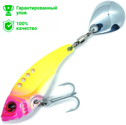 Джиг-спиннер cicada Kosadaka FISH DARTS FS5-11 50mm, 11g, цвет YPH