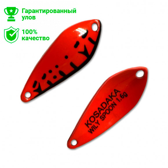 Блесна Kosadaka Trout Police WILY SPOON 1.6g, 27mm, цвет C73