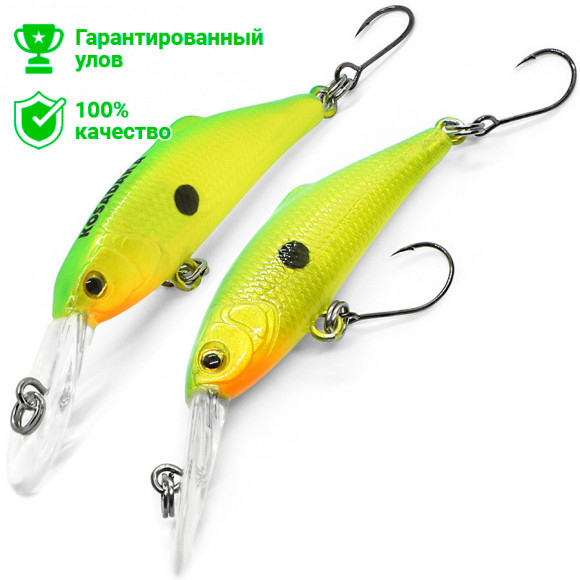 Воблер Kosadaka SHARKY Minnow XD 43S плав., 43мм, 2.15г, 0.4-1.2м, цв.TH