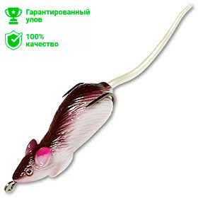 Приманка-незацепл. мягк. оснащ. плав. Мышь-глайдер LM1 60mm, 12g, цвет C85 (Kosadaka)