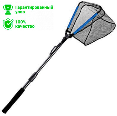 Подсак Kosadaka плавающий складной телеск. алюм. 40*40*90см, PVC сетка
